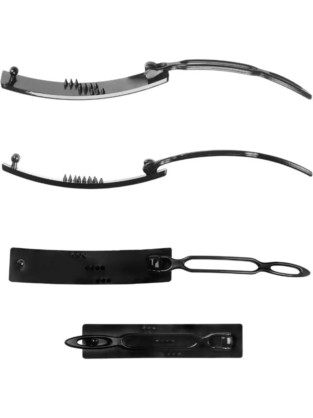 12 Pack Non-Slip Hair Barrettes for Fine or Thick Hair - BPA-Free Plastic Clips